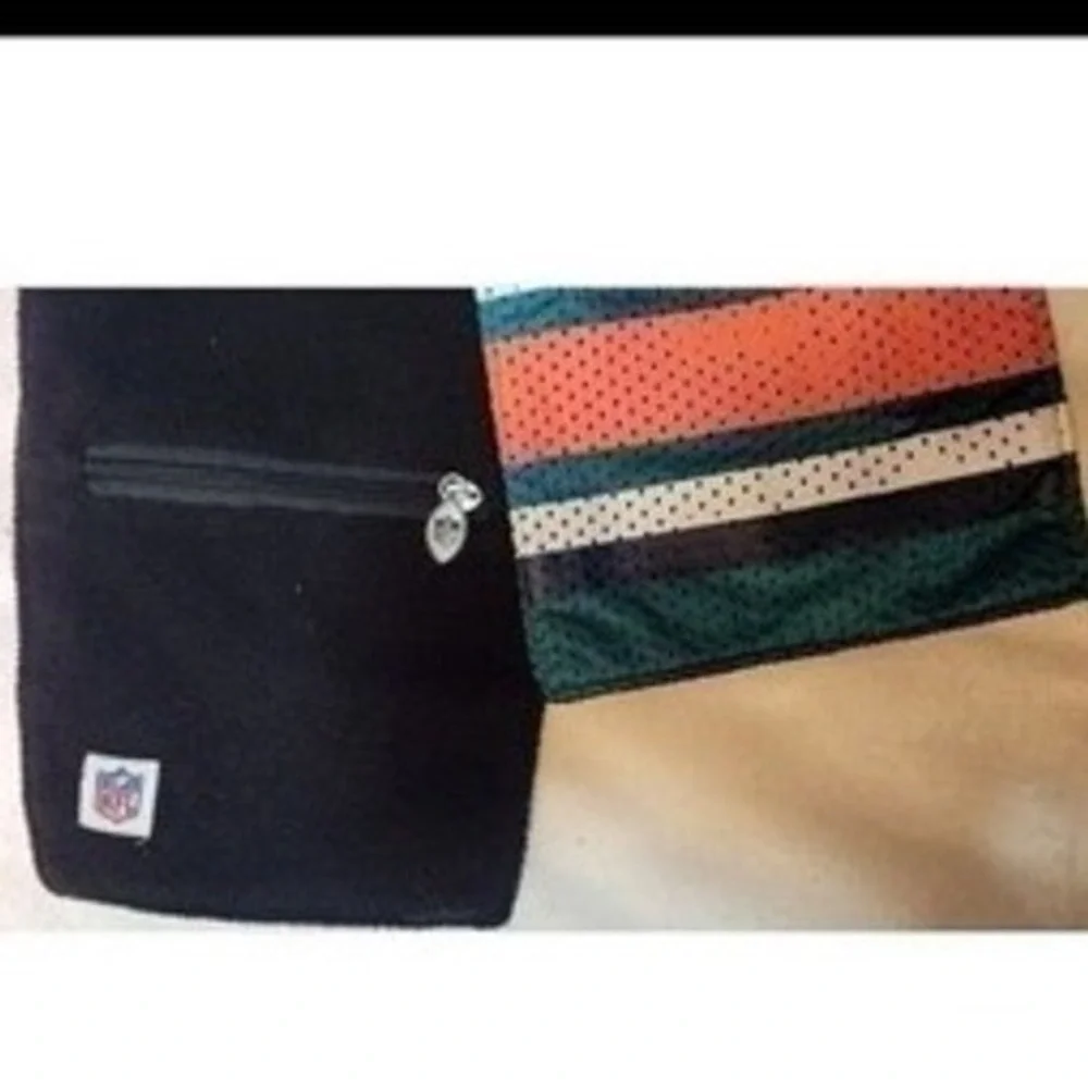 NFL Miami Dolphins Scarf Team Jersey Muffler Scarf With Zip Pocket 30